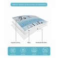 thumbnail image 4 of Quilt King Size Bedding Set, Ocean Coral Reversible Summer Quilt 3 Pieces, Summer Coastal Seaweed Starfish Wood Ombre Blue Lightweight Bedspreads Coverlets with 2 Pillow Shams for All Seasons, 4 of 5