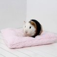 thumbnail image 4 of Hamster Bed - Square Plush Warm Sleep Mat Pad for Squirrel Hedgehog Rabbit Chinchilla and Other Small Animals, 4 of 6