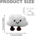 thumbnail image 7 of 2 Pack Cartoon Bears Curtain Tiebacks, Cute Cartoon Animal Curtain Holdbacks for Safari Nursery & Jungle Theme Rooms, Embroidered Decor for Baby's Bedroom, Kids Room Accessories (Brown), 7 of 7