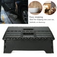 thumbnail image 4 of Fdit Folding Step StoolPortable Folding Step Stool Black Step Ladder for Elderly Pregnant Bathroom Travel Use, Step Stool, 4 of 9