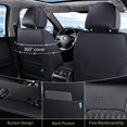 thumbnail image 3 of FLORICH Car Seat Covers Front, Luxury Nappa Leather Seat Covers, Breathable and Waterproof, Automotive Seat Covers Universal for Most Cars, Black, 3 of 7