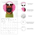 thumbnail image 4 of Graphique 2025 Pawparazzi Mini Wall Calendar - 7” x 7” - Thick Paper - Home & Office Organizer - Large Monthly Grid - 3 Languages & Marked Holidays - 4 Month Preview Page for 2026, 4 of 6