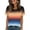 A249 Multicolor, variant on Women's Gradient Print T Shirts Short Sleeve Crew Neck Ombre Tops Casual Loose Fit Tees Soft Lightweight Summer Blouses Breathable for Gym Workout