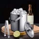 thumbnail image 2 of Cubo de Hielo, Cubo de Hielo Doble de Acero Inoxidable, Adecuado para Fiestas y Bares., 2 of 5