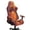 Tiger Fire 1, variant on Whosucclay Grey Skull Floral Print Gaming Chair Cover, Stretchable Elastic Computer Desk Chair Cover with Armrest Covers, 4Pcs Soft Non Fading Office Chairs Covers Slipcovers