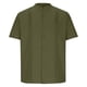 thumbnail image 4 of Ceisia Men's Stand-Collar Cotton-Linen Shirt Summer Loose Casual Short-Sleeve Button-Down Shirt Army Green L Gifts, 4 of 6