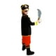 thumbnail image 4 of Disfraz de pirata para niños de 6 piezas, traje de Halloween, Navidad, fiesta de pirata, disfraz de cosplay, traje de fiesta (talla S, 90-110 cm), 4 of 5