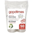 thumbnail image 1 of PET Cocktail Cups [50 Pack] Goodtimes Pure & Clear 9 oz. Lo Ball Transparent & Eco-Friendly, 1 of 4