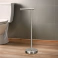 thumbnail image 2 of Gatco 1437SN Latitude II Free Standing Tissue Holder, Satin Nickel, 2 of 4