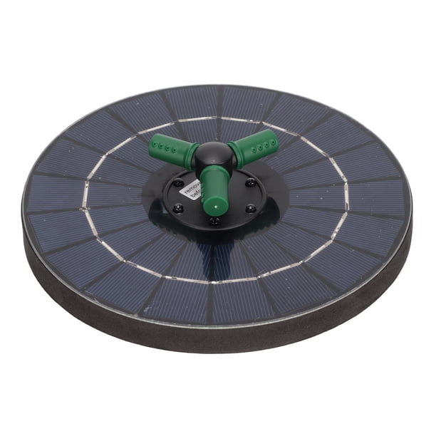 Bomba de agua flotante, bomba de estanque de fuente solar Bomba de estanque de fuente solar Bomba de agua LED resistente y resistente Jadeshay A