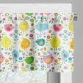 thumbnail image 5 of Ambesonne Birds Valance & Curtain, Colorful Birds and Flowers, 55"x24", Multicolor, 5 of 6