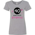 thumbnail image 3 of Inktastic 40th Birthday Gorgeous Women's T-Shirt, 3 of 5