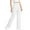 White, variant on Jalioing Girls High Waist Trousers Casual Dressy Straight Leg Pants with Pocket Kids Solid School Uniform Pants