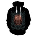 thumbnail image 1 of Sudadera con capucha estilo Diablo para hombre, estilo casual, divertida, con cremallera, para primavera, con estampado 3D, estilo Harajuku, de gran tamaño y genial., 1 of 6