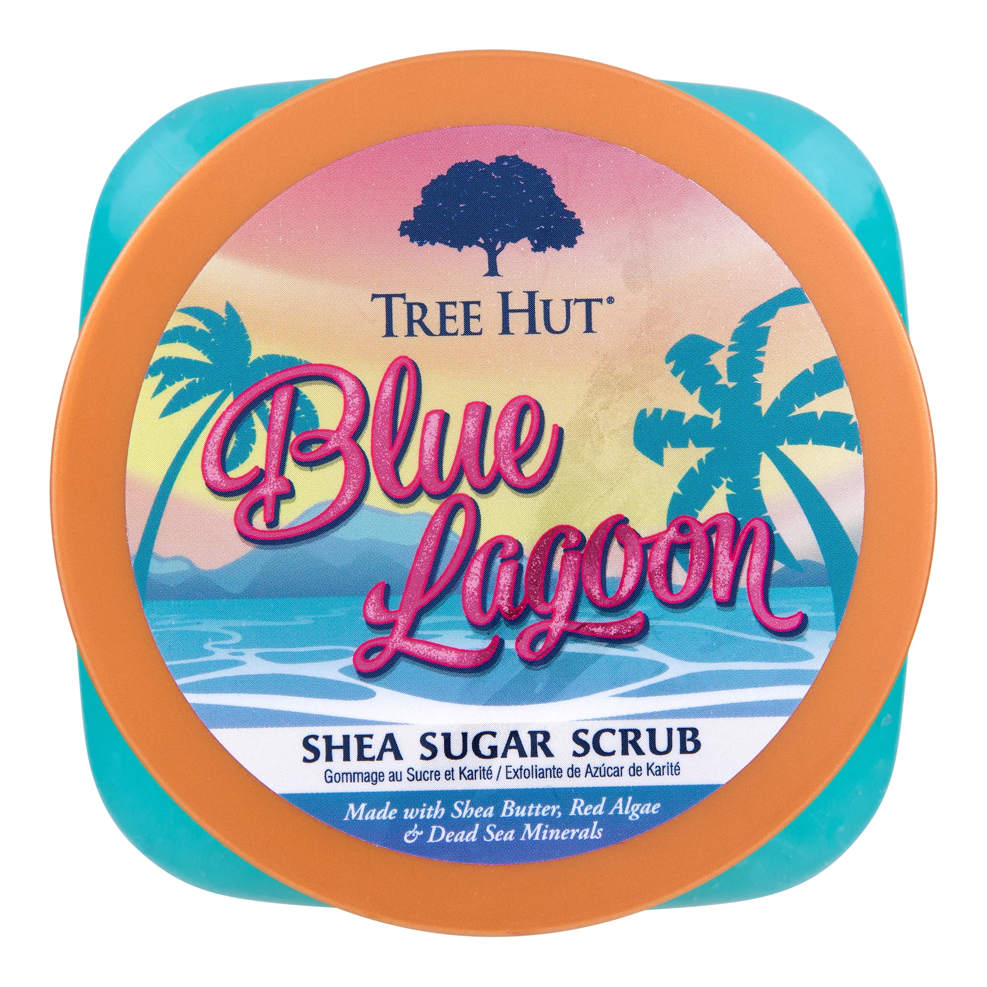 Tree Hut Blue Lagoon Shea Butter Sugar Body Scrub, 18 oz