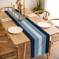 thumbnail image 3 of Green Wood Grain Table Runner - 120 Inch Long, Kitchen Dining Table Runner Dresser Scarves, Rustic Retro Wooden Plank Farmhouse Farmhouse Decor for Coffee Tables Wedding Party Banquet, 3 of 8