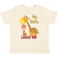 thumbnail image 3 of Inktastic My Nana Loves Me Giraffe Boys or Girls Toddler T-Shirt, 3 of 5