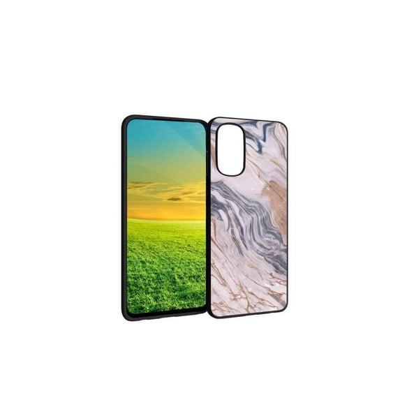 Compatible with Motorola Moto G Stylus 4G 2022 Phone Case, Marble-Custom38 Case Men Women, Flexible Silicone Shockproof Case for Motorola Moto G Stylus 4G 2022