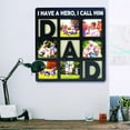 thumbnail image 3 of HUONA Photo Frame Wood Collage Picture Frame for Dad Mom Family Gift Wood Photo Frame Letter Love Wall Decor Picture Frame Desktop Stand Ornaments Wooden Collage Frame Gift Black, 3 of 10