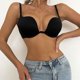 thumbnail image 4 of Gibobby Brasier Mujer Push Up Sujetador push up ajustado, cómodo a la moda para mujer(Negro,XX-Grande), 4 of 5