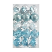 30 Pcs Christmas Balls Gift Box Set Creatives Color Painting Christmas Balls Christmas Tree Hanging Balls Pendant Christmas Decoration Set