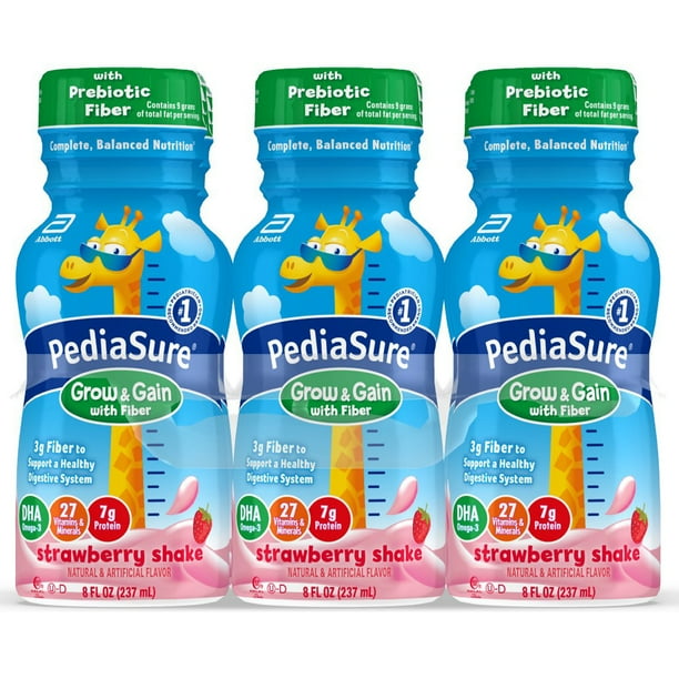 PediaSure Grow & Gain With Fiber, Kids Nutritional Shake, With Protein