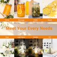 thumbnail image 5 of CycleMore Wide Mouth Mason Jars 32 oz, 12 Pack Large Glass Mason Jar with Metal Airtight Lids and Bands, 1 Quart Canning Jars for Pickling, Fermenting, Food Storage & DIY Projects, 5 of 5