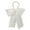 White, variant on SPRING PARK Faux Pearl Elastic Hair Mesh Scrunchies Hair Rope Tie Ponytail Holder Accessories