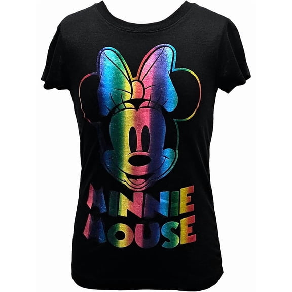 Disney Minnie Neon Youth Fashion Tee, (Girls) XS-L