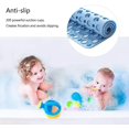 thumbnail image 3 of Extra Soft TPE Non-Slip Bath Mat for Kids, Bathroom Suction Cup Rug, Machine Washable Shower Mat, Smooth/Untextured Tubs Only, 30 L x 17 W Inches (Blu, 3 of 5