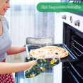 thumbnail image 2 of Yayeee Pot Holders Kitchen Heat Resistant with Pocket 7"x9.8" Cotton Oven Cooking Hot Pads, Blue Lemons, 2 of 7
