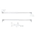 thumbnail image 7 of 4Pcs 15 inch 200N/45LB Silver Tone Universal Lift Supports Struts Shocks Gas Spring Replacement for Car Boat RV, 7 of 7