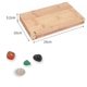 thumbnail image 2 of Board Game with Stone Pebbles - Kalaha Board Game with Foldable Wooden Board - Board Games for Family - Strategy Games for Kids and Adults, 2 of 5