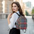 thumbnail image 6 of FORMRS Mini Backpack Purse for Women Quilted Travel Daypack Casual Shoulder Bag, Warm Tartan Mosaic, 6 of 7