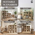 thumbnail image 6 of Sturdy Room 13-Inch Cube Storage Organizer Shelf, with Extra Thick Exterior Edge, Open Storage Shelf Divider, Bookcase, 6-Cube,  Oak, 6 of 6