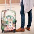 thumbnail image 4 of Easter Egg Akita Bunny Ear Welcome Spring Truck Travel Luggage Cover Inu Dog Lover Suitcase Dust Protective Decor - 12002, 4 of 5