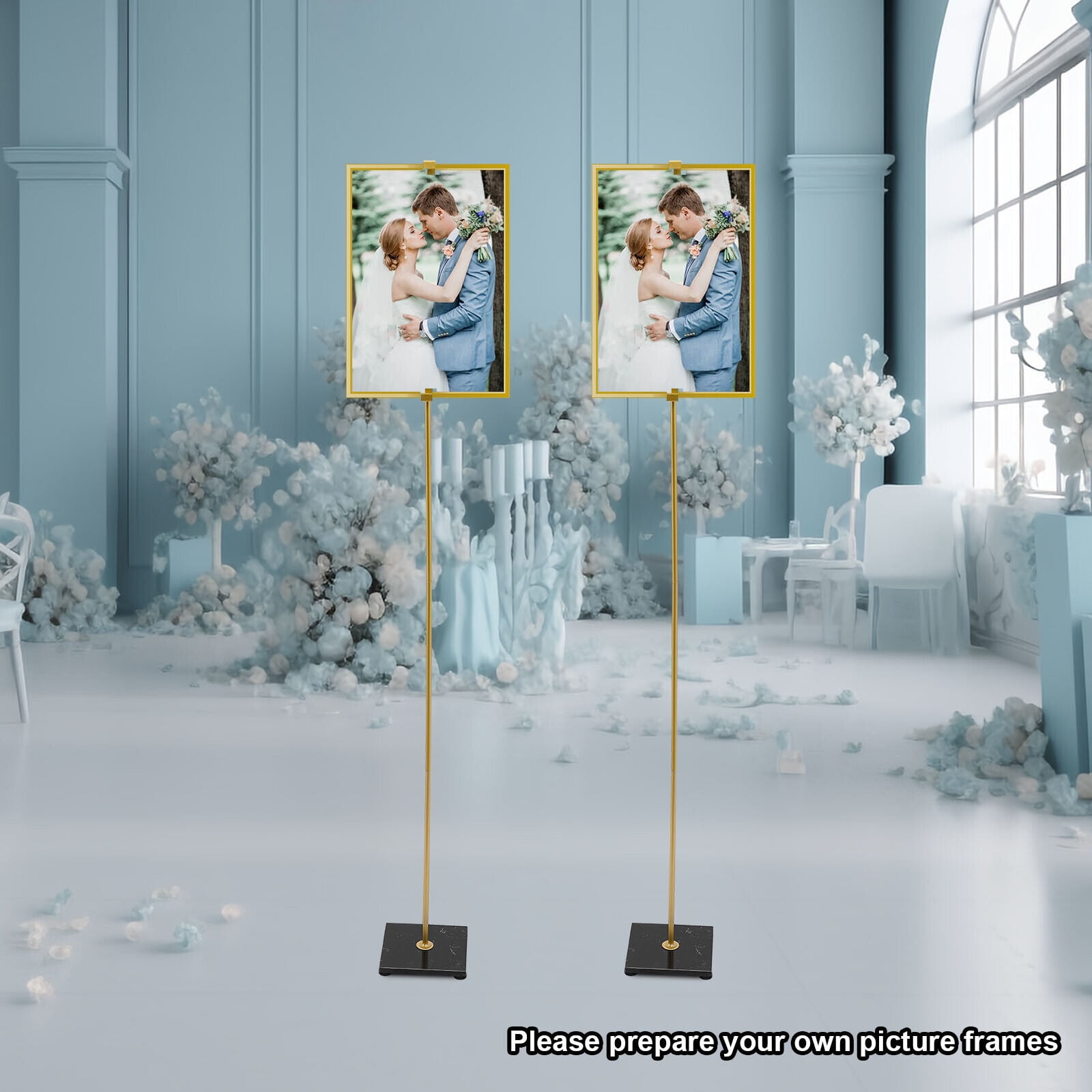 Adjustable Wedding Easel Stand Floor Mount Advertising Posters Photo Display