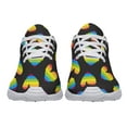 thumbnail image 3 of Unisex Fashion Rainbow Shoes, LGBT Sneakers for Men Women, Lightweight Breathable Running Walking Shoes White Size 3.5, 3 of 7