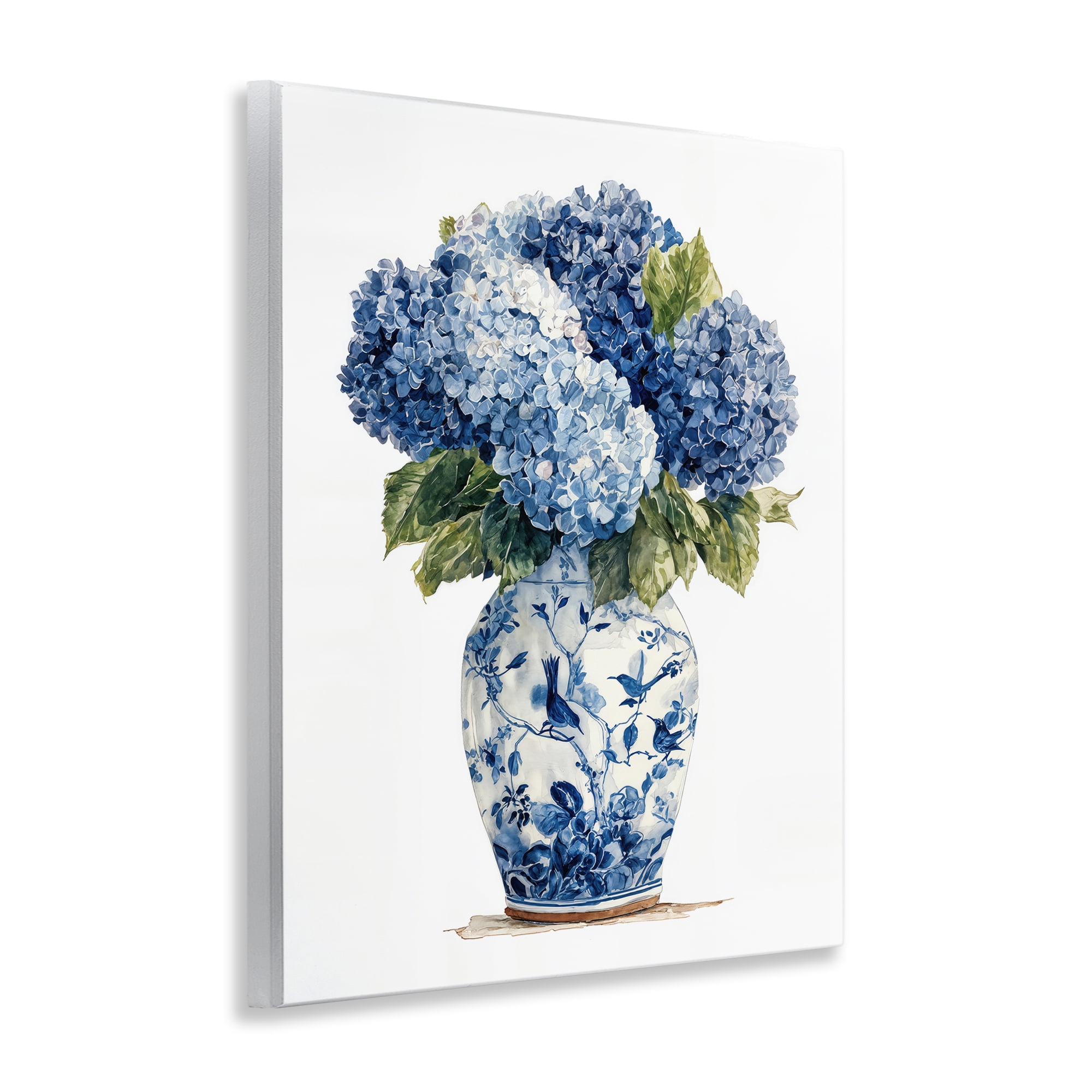 Stupell Industries Blue Hydrangeas in Porcelain Wall Plaque Art, design by Imagine It Images