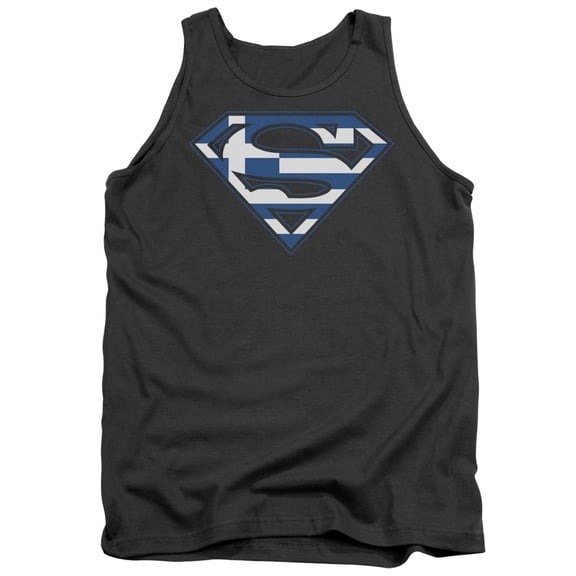 Superman - Greek Shield - Tank Top - X-Large