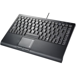 Portable Tee - KB-3910BU ASK-3910U USB MINI PORTABLE TOUCHPAD KB BLCK ETA 15/18