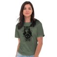 thumbnail image 4 of Butterfly Moth Spiritual Crystal Ball Women's Graphic T Shirt Tees Brisco Brands S, 4 of 6
