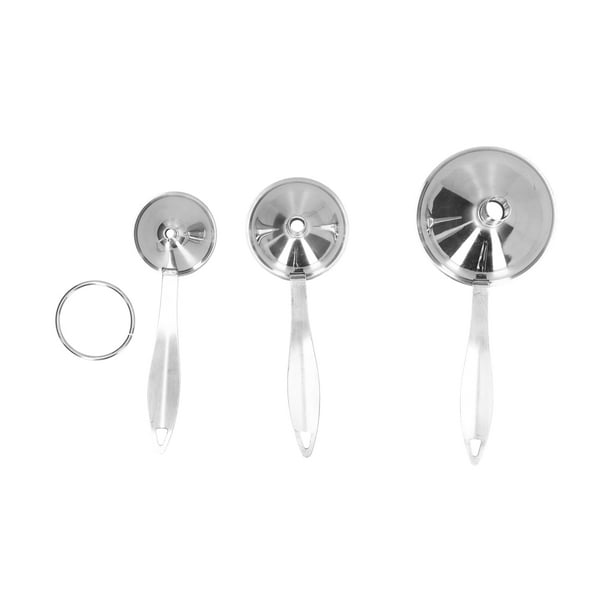 Embudo de cocina NikouMX de acero inoxidable 3 piezas