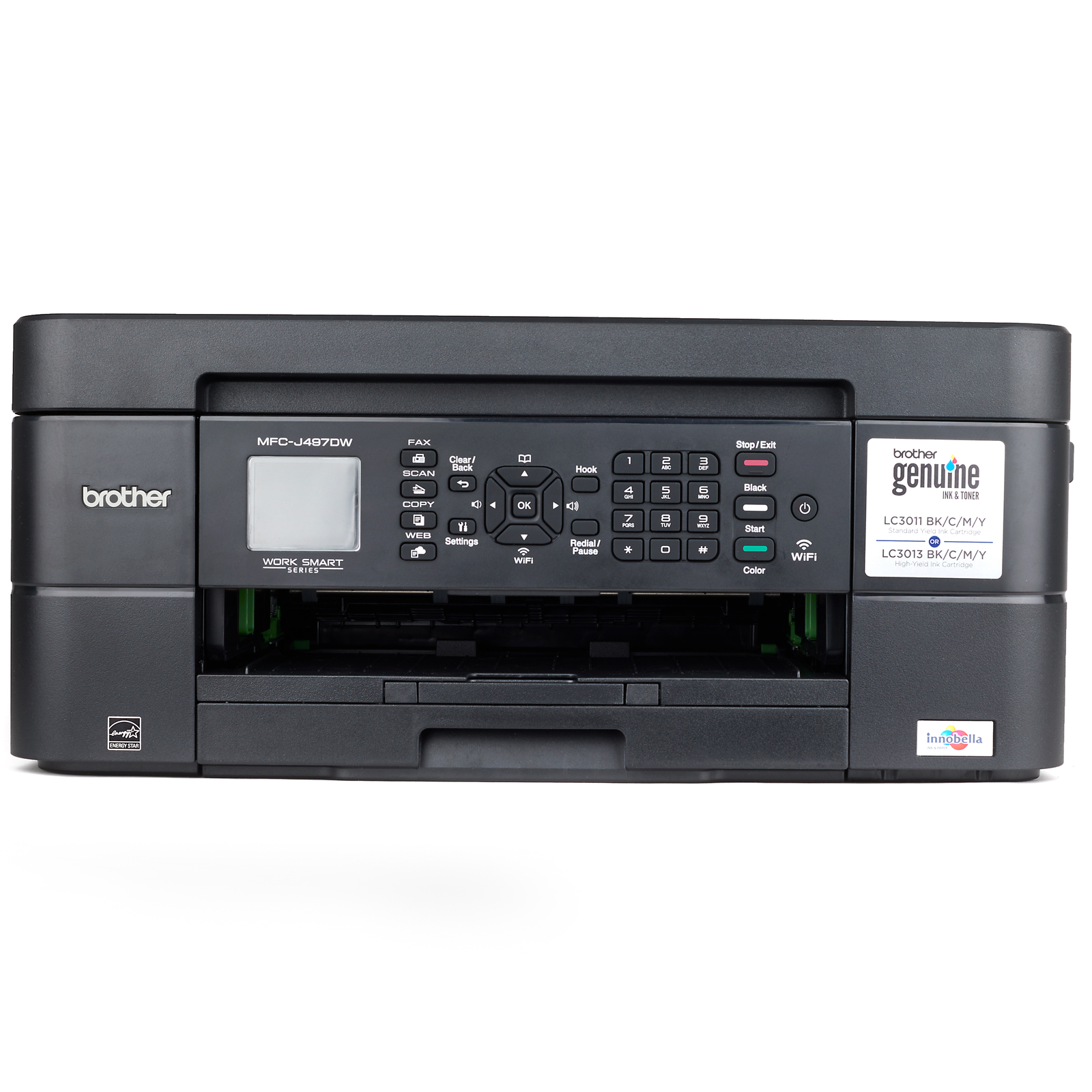 Brother Work Smart Series MFC-J497DW Wireless All-In-One Inkjet Printer (USED) - image 2 of 5