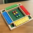 thumbnail image 3 of VWRXBZ Emboadlie Game Funny Family Games-Shut The Box Board Game Shut The Box-Wooden Dice Board Game Tabletop Version Games for Classroom Home Party Or Pub-Co, 3 of 8