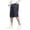 Dark Gray-W9, variant on Men's 3/4 Cargo Shorts Below Knee Elastic Waist Shorts Long Blew Knee Capri Big and Tall 3/4 Pants with Multi-Pockets Outdoor Work Relaxed Fit Long Shorts,Green 4XL