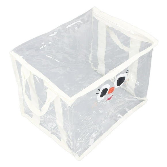 Books Storage Case, Versatile PVC Books Box for Home Dorm School