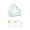Green, variant on Multipurpose Pull Tab Sticky Tabs For Study Marking Efficient Filing