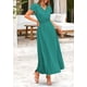 thumbnail image 5 of Vestido largo PRETTYGARDEN para mujer, cuello en V, manga corta con volantes, verano, 5 of 8