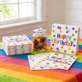 thumbnail image 1 of Servilletas de papel desechables con lunares de colores para fiestas de cumpleaños | Paquete de 20 servilletas de papel desechables para almuerzo, para decorar cumpleaños y mesas, 1 of 7